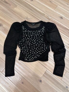 Top Chic black sheer top